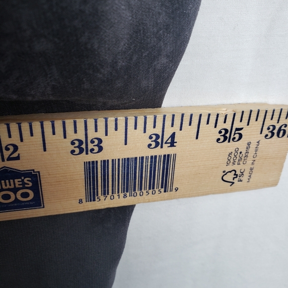 Eileen Fisher Black and Gray Silk Sleeveless Hi-Low Oversized VNeck Shirt Sz XL - Picture 11 of 11